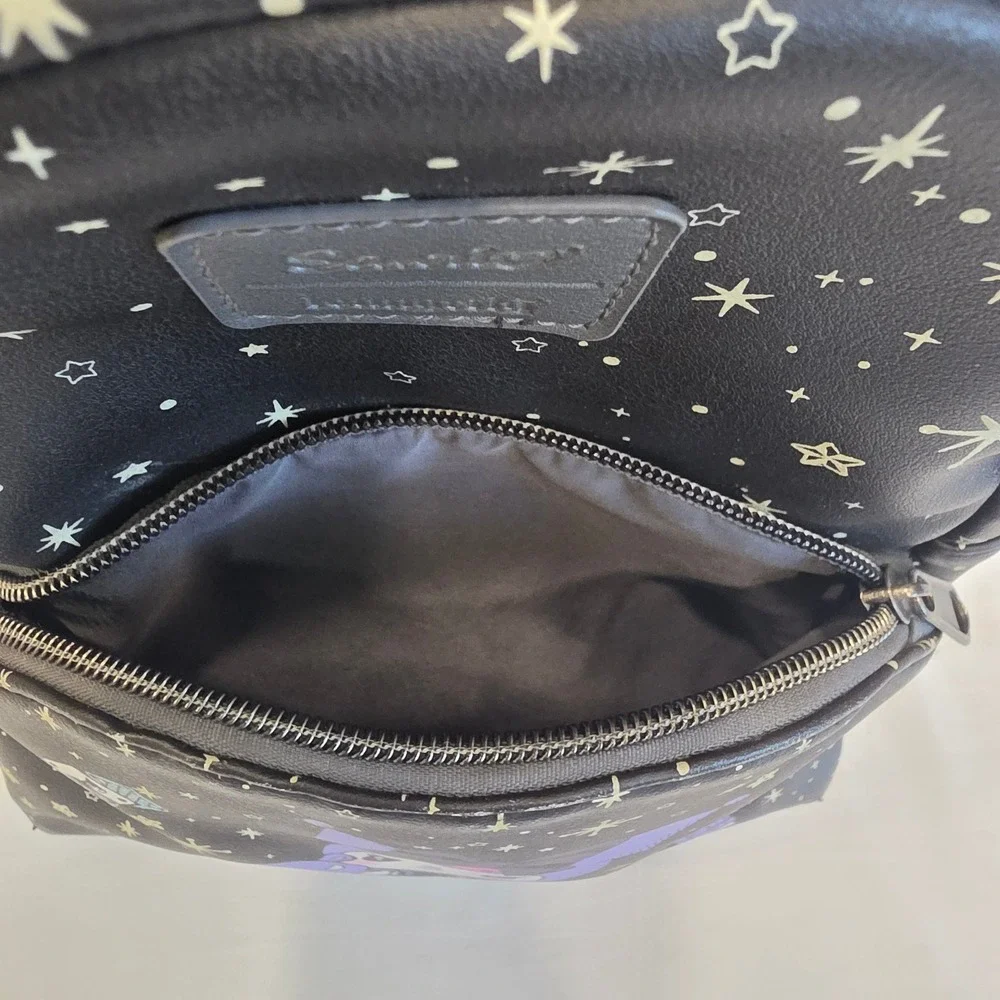 Sanrio Loungefly Kuromi Fortune Teller Celestial Star Mini Backpack Black